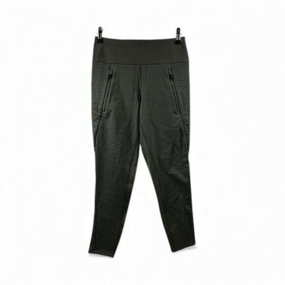 Athleta Pants - Athleta Olive Green Moto Quilted Leggings Size XS